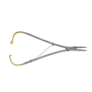 สแตนเลสที่กําหนดเองสีผู้ถือเข็มผู้ถือเข็มเครื่องมือผ่าตัด - Product Image 1