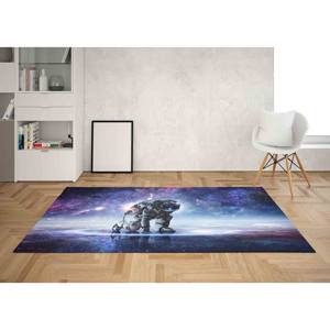 Tapis Astronaute : Paysage Ciel Étoilé, Cadeau pour la Maison, Tapis Doux à Poils Longs - Product Image 2