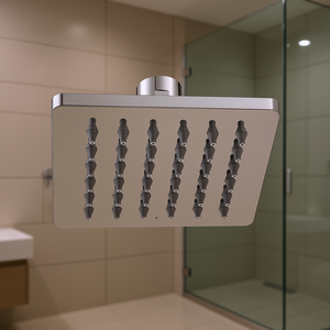 Cabezal de Ducha Giratorio Cromado Atene 1F 10x10x5.5cm SAPSOF0099AC para Grifos de Baño y Ducha Idro Bric - Product Image 3