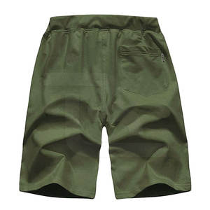 Pantalones cortos de gimnasio transpirables personalizados para hombre al por mayor patrón sólido de entrenamiento informal de secado rápido - Product Image 2