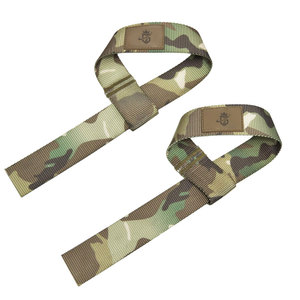 Sangles de poignet antidérapantes pour soulevé de terre avec logo personnalisé – Idéales pour la musculation et l'entraînement en salle de sport - Product Image 1