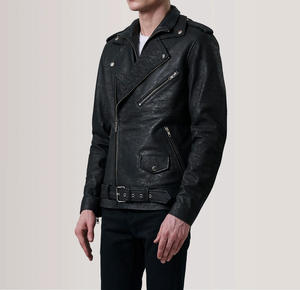 Chaqueta de Cuero Bomber Vintage Unisex de Alta Calidad con Colores Personalizados, Cuello Alto e Impermeable para Invierno - Product Image 3