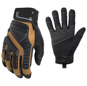 Guantes de Seguridad de Impacto de la Más Alta Calidad, Color Negro Sólido, Crea Tu Propio Producto Más Reciente, El Mejor Material, Fabricados por KARIMAN - Product Image 1
