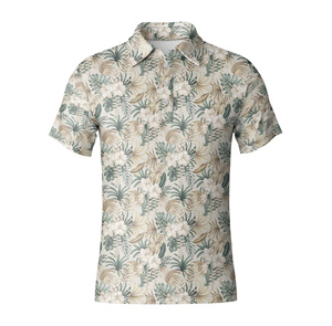 Camiseta Deportiva de Golf para Hombre, de Jersey Sólido, Poliéster y Elastano, Absorbente de Humedad, Transpirable, Antiarrugas, Manga Corta, con Logotipo Personalizado - Product Image 1