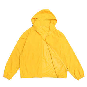 Veste de pluie personnalisée avec logo d'entreprise, col mandarin, fermeture éclair avant, motif uni, prix - Product Image 4