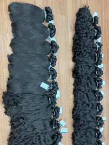 Cheveux humains vietnamiens bruts originaux 100 naturels, tissage de cheveux vierges alignés sur des cuticules et des faisceaux longs et droits de style personnalisé - Product Image 6