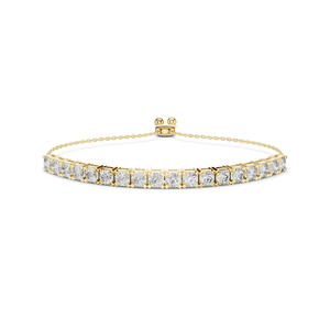 สร้อยข้อมือเพชรแล็บ 5.94 กะรัต ทรงกลมเจียระไนแบบบริลเลียนท์ VVSVS EF ทอง 10KT, 14KT, 18KT และเงิน 925 สีโรสโกลด์ สีเหลือง - Product Image 1
