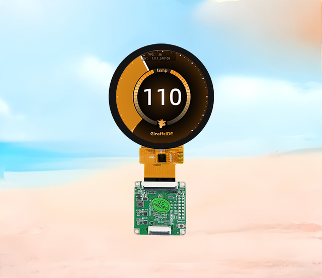 2.1 Inch Round QSPI SPI IPS TFT LCD Module 480x480 ESP32 STM32 Compatible 100MHz Fast Refresh for Smart Home IoT Industrial HMI
