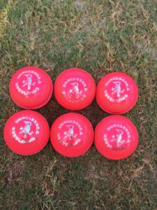 Pink Kookaburra Cricket <b>Ball</b> Pink Color Leather Cricket <b>Balls</b> a Grade Machine Stitched Cricket <b>Balls</b> - Product Image 2
