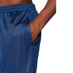 Pantalones cortos para hombre con bolsillo lateral hecho a medida de sublimación de malla de algodón 100% de poliéster de alta calidad al por mayor - Product Image 4