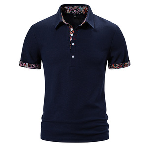 Vente en gros 2026 Nouvelle collection de vêtements Polo homme à col rabattable, manches courtes, grande taille, haute qualité, couleur unie - Product Image 3
