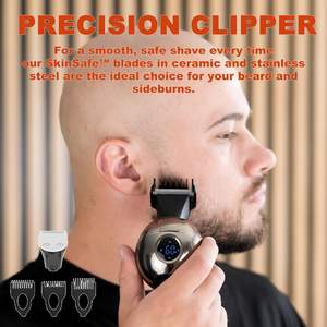 Afeitadora Rotativa Íntima para Hombre, 7 Cabezales Flotantes, Doble Cuchilla, para Cara, Nariz y Cuerpo, Resistente al Agua y con Certificación IPX7 - Product Image 2