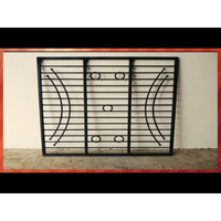 Rejas Verticales de Hierro de Alta Calidad para Ventanas Fijas, Antirrobo, Impermeables, Diseño Minimalista para Exteriores de Apartamentos y Hoteles, Durabilidad de 5+ Años