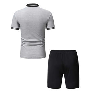 ชุดกีฬาสำหรับผู้ชายกางเกงขาสั้นและเสื้อเชิ้ตมีโลโก้สำหรับทุกเพศดีไซน์ล่าสุด - Product Image 2