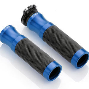 Empuñaduras Azules Originales para Rizoma Sport Line, Par de Accesorios para Manillar de Motocicleta - Product Image 1