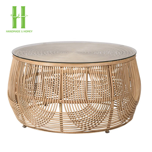 Mesa de Centro Moderna de Ratán Natural de Diseño Único, Calidad Premium, Hecha a Mano para Decoración de Sala de Estar, de Vietnam - Product Image 3
