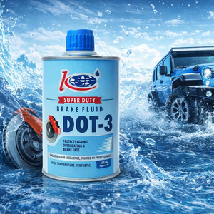 Líquido de frenos y productos químicos Dot3 de 250ml de calidad superior de alto rendimiento adecuado para frenos y embragues en automóviles, camiones y autobuses - Product Image 1