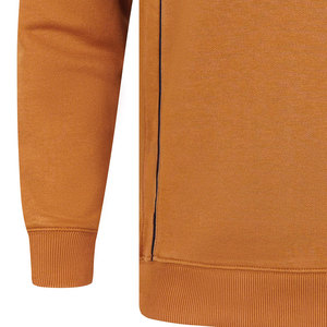 Directo de fábrica, sudaderas de invierno de alta calidad, jersey de Color sólido para hombre, cuello redondo, ajuste Regular, algodón/poliéster, 450g - Product Image 4