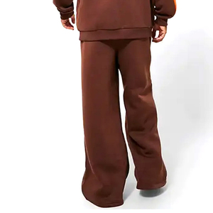 Chándales acampanados con logotipo personalizado, conjunto de Sudadera con capucha de rizo francés para hombre, chándales de gran tamaño de algodón de lana gruesa de peso pesado en blanco para - Product Image 6