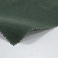 Personnaliser la rayonne non tissée RWS Series 58 pouces Flocked Velvet Fabric Green RWS54-444