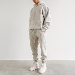 เสื้อมีฮู้ดผ้าฟลีซสำหรับผู้ชายเสื้อฮู้ดผ้าฝ้าย100% โอเวอร์ไซส์ออกแบบโลโก้ได้ตามต้องการ - Product Image 5