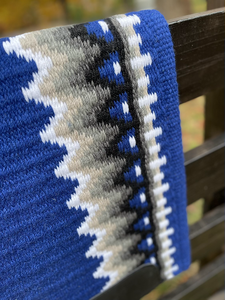 Couverture de selle en laine tissée à la main pour les cavaliers occidentaux doublure épaisse en polycoton durable - Product Image 3