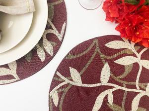 แผ่นรองจานทรงกลมทำมือ ดีไซน์ล่าสุด หรูหรา แข็งแรง ทนทาน เป็นมิตรกับสิ่งแวดล้อม ทำจากแก้ว ขนาด 15 นิ้ว สำหรับใช้ในบ้านและร้านอาหาร - Product Image 4