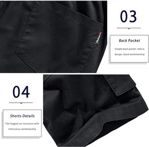 Shorts décontractés pour hommes Modran – Confortables, infroissables, séchage rapide, respirants, taille haute, braguette zippée, qualité supérieure, coton uni - Product Image 3