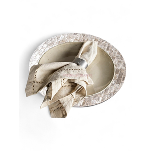 Sets de table ronds modernes en nacre pour la vente en gros, décoration de table à manger naturelle en provenance du Vietnam - Product Image 2