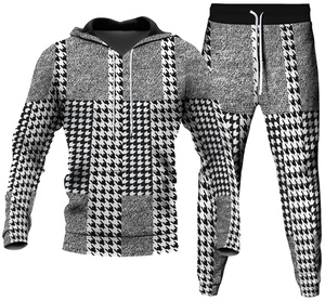 Ensembles de sweats à capuche pour hommes pull surdimensionné uni survêtement en polaire Tech vierge survêtements pour hommes personnalisés - Product Image 1
