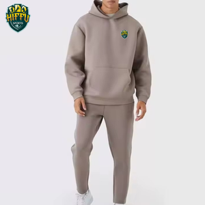 Chándal Deportivo con Capucha para Hombre, Diseño Personalizado de Alta Calidad OEM, Patrón Sólido, Ropa Urbana de Invierno, 100% Algodón, Secado Rápido, Forro Polar Transpirable - Product Image 1