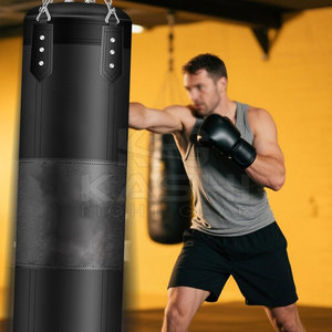 Sac de frappe en cuir haute performance pour la boxe et les arts martiaux – Conception robuste pour l'entraînement de puissance et l'exercice quotidien - Product Image 4