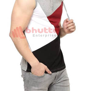 Sudaderas sin Mangas Personalizadas para Hombre, de Satén Sólido, para Gimnasio, Ropa Deportiva Transpirable con Impresión Digital - Product Image 6