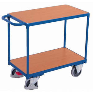 Variofit Industrial Heavy Duty <b>Table</b> Trolley 500 Kg Capacity 2 Load-Shedding Shelves Four-<b>Wheel</b> Thermoplastic Rubber OEM - Product Image 1