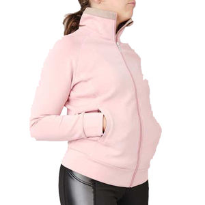 Breathable Waterproof Windproof Nylon Fleece <b>Jumper</b> for Equestrian Dressage Jumping Practice Full-Zip Closure Tailored Fit <b>Mesh</b> - Product Image 2