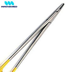 ที่จับเข็มผ่าตัดสแตนเลสสตีล ด้ามจับสีทอง คุณภาพสูง พร้อมพิมพ์โลโก้ INNOVAMED ได้รับการรับรองมาตรฐาน CE ขายส่ง - Product Image 6