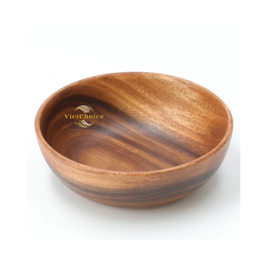 Tazón de Madera Tradicional Hecho a Mano, Vajilla Natural para Servir Ensaladas y Frutas - Product Image 2