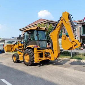 China Factory Small Mini Tractor Multi-Function Digger Excavator Retroexcavadora Wheel Backhoe Loader Price With Towable - Product Image 4