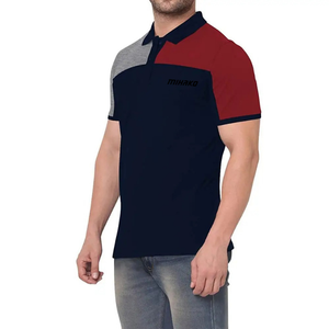 Dropshipping Chemise à col avec logo personnalisé de qualité supérieure Golf pour Polo T Shirt Nylon Spandex Plain Mens for Polo Shirts Solid - Product Image 3