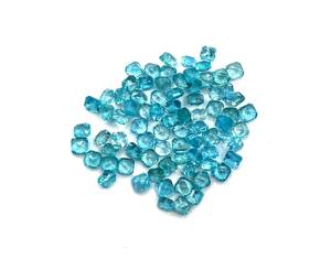 อัญมณีคริสตัลทรงแปดเหลี่ยมสีน้ำเงินทำด้วยมือหลวมสำหรับทำเครื่องประดับ - Product Image 4