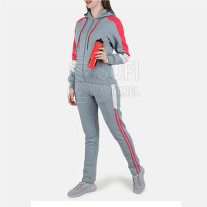 Women Winter Streetwear Hooded Printed Tracksuit Two Piece Set Soft Comfortable Daily <b>Wear</b> for Gym Jogging and <b>Travel</b> - Product Image 3