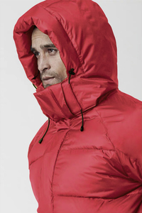 Chaqueta acolchada con capucha para hombre de moda, ligera, cálida, con aislamiento de fibra de bambú, abrigo transpirable a prueba de viento, senderismo de invierno - Product Image 4