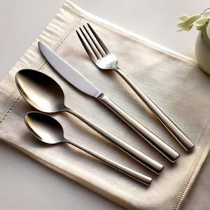 Juego de Cubiertos de Metal con Diferentes Acabados Desarrollados para Resistencia a la Corrosión en Cocinas, Hogares, Restaurantes y Hoteles a Largo Plazo - Product Image 6