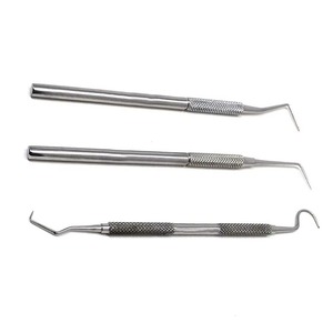 Raspadores de Acero Inoxidable, Instrumento de Diagnóstico Manual, Agarre Ergonómico para Exámenes Orales de Precisión, Clínicas Dentales Profesionales - Product Image 4