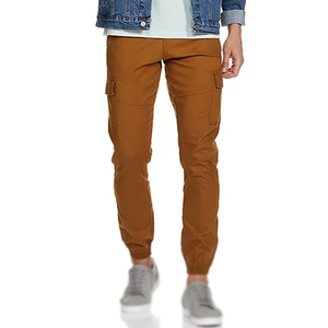 Men's Slim Fit Casual <b>Trousers</b> Custom Plain Design Hot Sale Canvas 100% Polyester Breathable Comfortable <b>Winter</b> Bottoms <b>Trousers</b> - Product Image 4