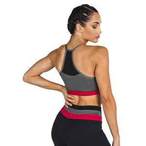 Conjunto de yoga para mujer transpirable de alta calidad OEM 1 pieza diseño personalizado patrón a cuadros con cierre de cintura elástica último estilo - Product Image 5