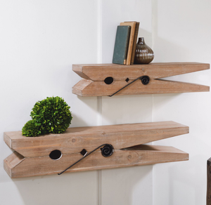 Étagères murales en bois fabriquées par OEM pour une organisation élégante des murs intérieurs, offrant un rangement simple et élégant. - Product Image 5