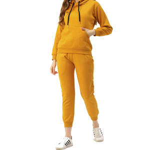 ชุดวอร์ม2ชิ้นสำหรับผู้หญิงชุดวอร์มกางเกงมีฮู้ดสำหรับผู้หญิงระบายอากาศได้ดีพิมพ์ลายได้ตามต้องการ - Product Image 4