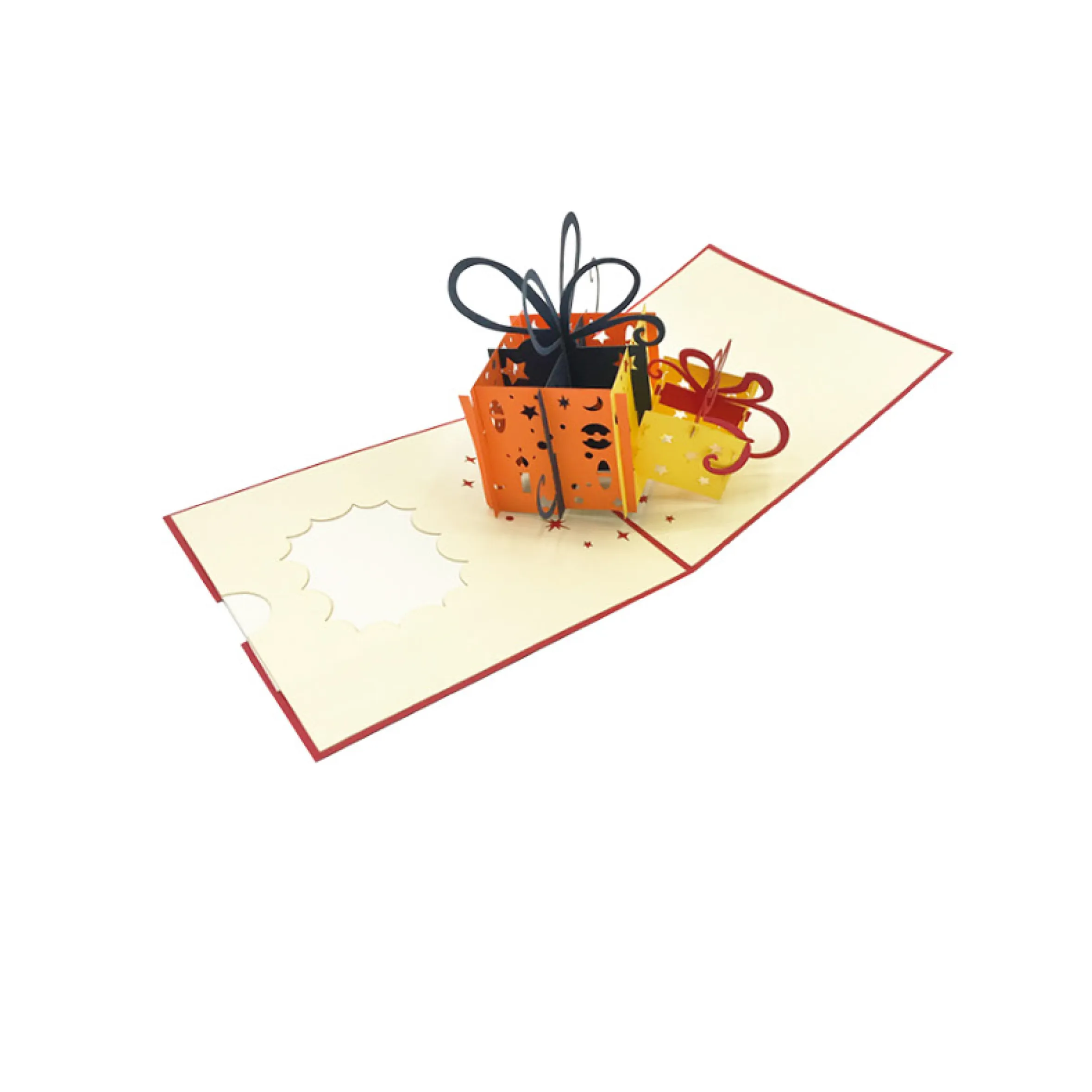 Origami sorpresa Design grafico italiano regalo biglietti d'auguri Popup 3D per la festa di compleanno