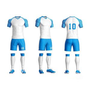 Uniforme de equipo transpirable para hombre, ropa de fútbol, camiseta y pantalones cortos, diseñado para entrenamiento y juego de alto rendimiento - Product Image 4